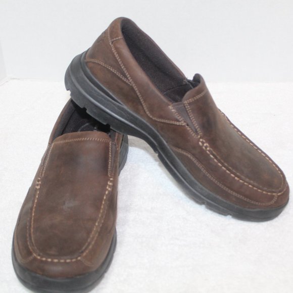 skechers leather loafers